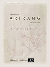 Variations on Arirang piano sheet music cover